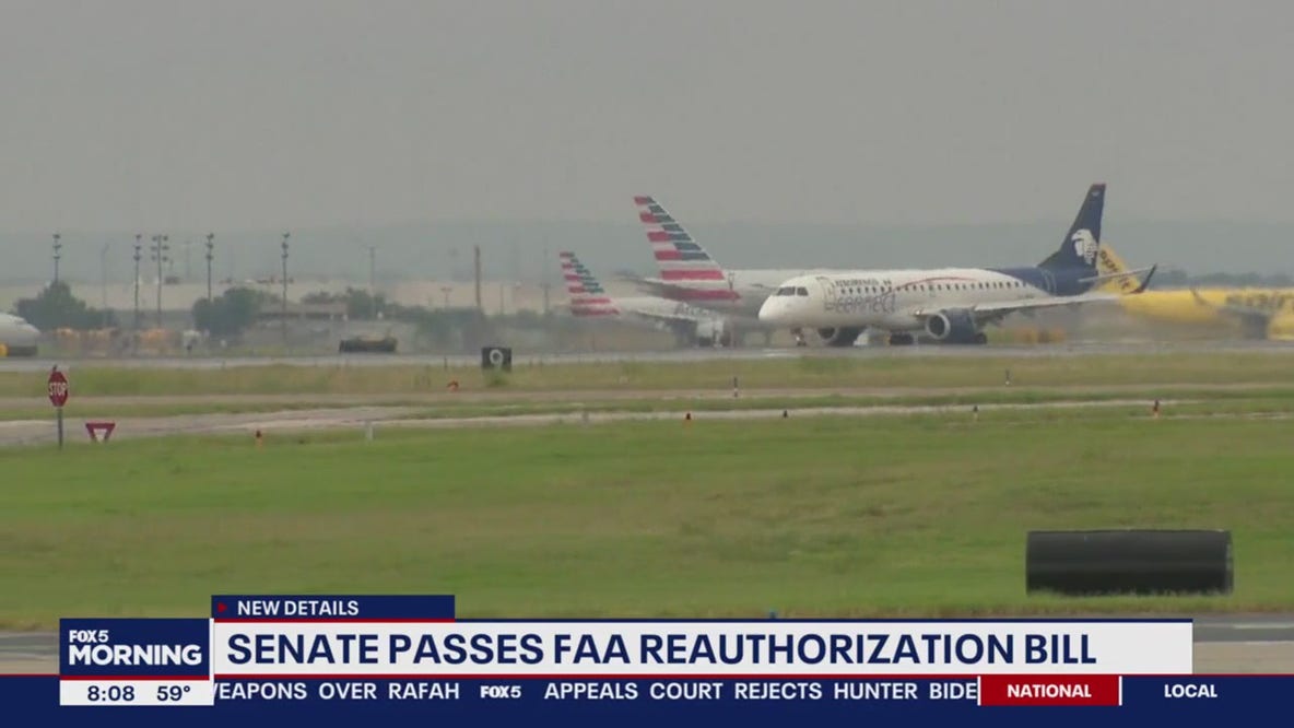 Senate approves FAA reauthorization bill; additional Reagan National flights proposed